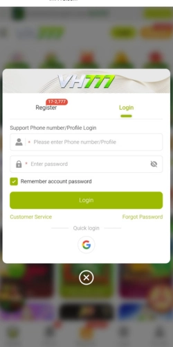 vh777 login game